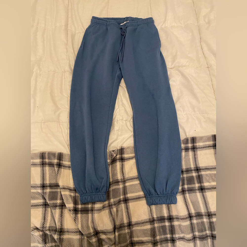 blue sweatpants